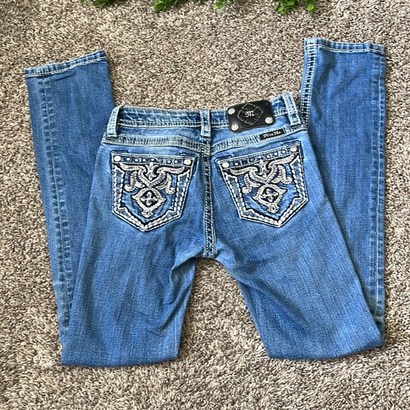 Miss me girls Sz 14 skinny jeans